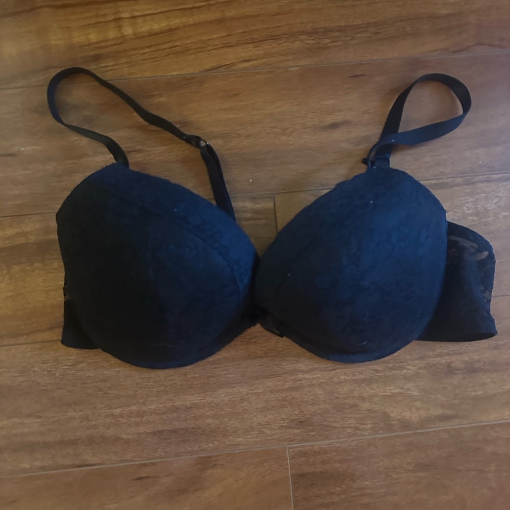 La SENZA Elegant Black Lace Push-Up Bra